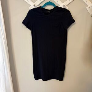 Banana Republic Navy Blue Crew Neck T-shirt dress